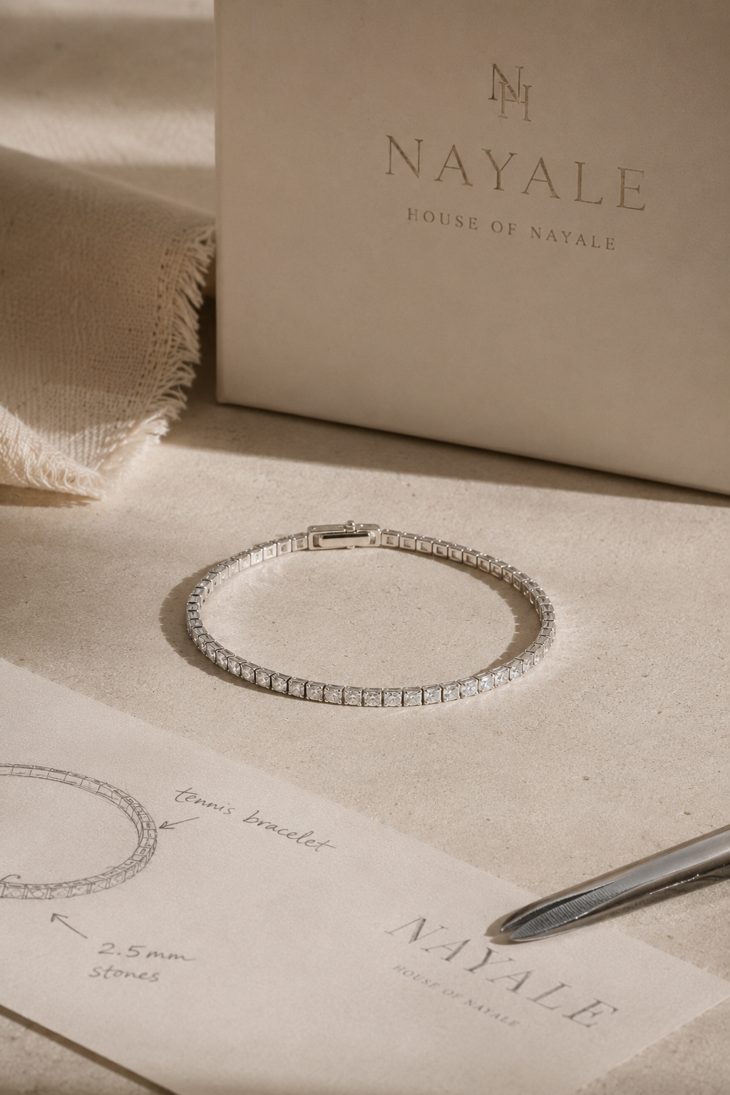 Nayale tennis bracelet